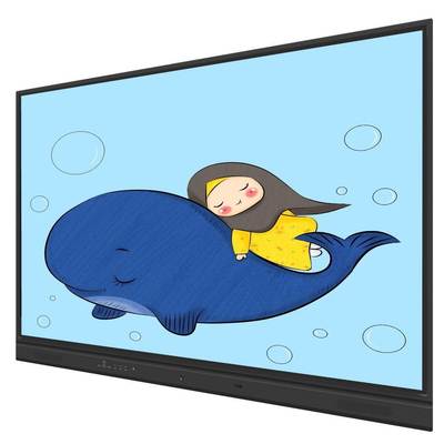 Tablica interaktywna 16:9 4000:1, interaktywna na podczerwień, 20 punktów dotykowych, metoda dotyku palcem/obiektami, do spotkań biznesowych, edukacji online, z oprogramowaniem