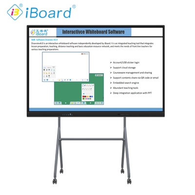 86-calowy interaktywny płaski panel 4K Smart Screen z zaktualizowaną funkcją AI dla inteligentnej edukacji