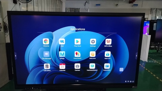 IBoard Factory Wholesale Interaktywny ekran dotykowy Monitor 2mm Dokładność 15W*2 lub 20W*2 Głośniki I Projekcja ekranu bezprzewodowego Interaktywna tablica