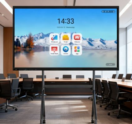 Oryginalny producent 4K Android DLED Interaktywny panel 75 cali Szkolny ekran dotykowy Smart Whiteboard OEM/ODM Tablice interaktywne do nauczania w szkole