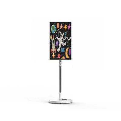 32-calowy kiosk z ekranem dotykowym Android 13 z mobilnym stojakiem i interaktywnymi cyfrowymi nośnikami