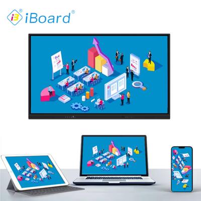 Wysokiej jakości 98-calowy interaktywny płyta iBoard płaski panel dotykowy telewizor     Premium Display Solution for School Teaching & Corporate Meetings