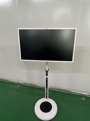 32-calowy przenośny Smart TV z mobilnym ekranem dotykowym, bezprzewodowy Android TV na kółkach