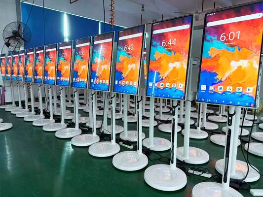 Przenośny 24,5 cali Android 13 Smart Reklamowy Ekran Ekran wewnętrzny Interaktywny Digital Signage Ekran dotykowy Telewizor przenośny
