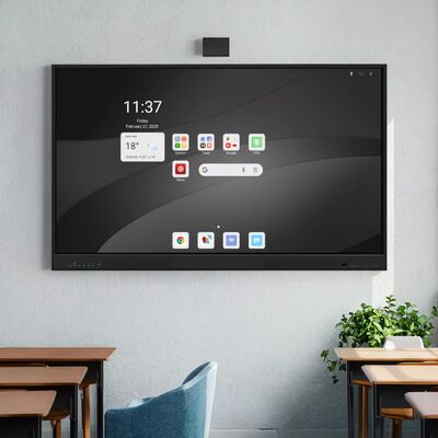 Interaktywny Panel Płaski Multi-Touch Tablica Inteligentna z Rozdzielczością 4K i Podwójnym Systemem Android/Windows do Edukacji i Biznesu