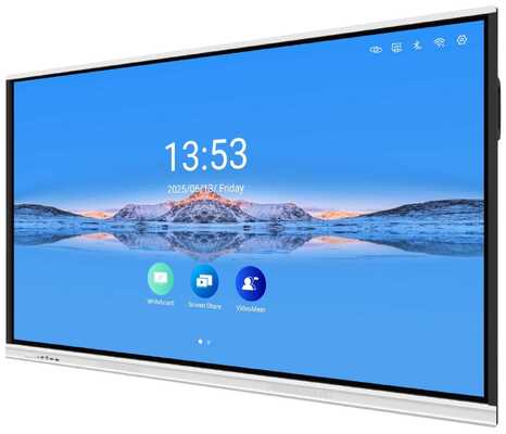 86-calowa interaktywna tablica z wyświetlaczem 4K UHD i punktami dotykowymi 20/40 do współpracy w nauce