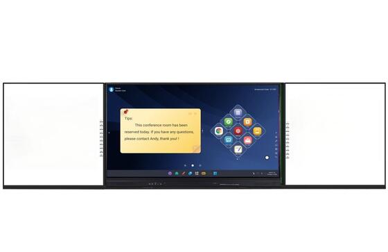 4K Ultra HD Interaktywny płaski panel z 20 punktami dotykowymi i wbudowanymi głośnikami dla edukacji