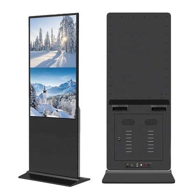 43 50 55 cali Podłoga stojąca Komercyjny wyświetlacz LCD Reklama Ekran dotykowy Monitor Digital Signage Kiosk