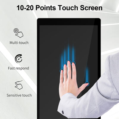 Stojak pionowy IBOARD 43 50 55 65 75 cali, ekran reklamowy LCD, cyfrowy totem, wyświetlacz LED na wystawy