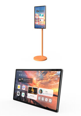 Czarny stół dotykowy z ekranem dotykowym oferującym wszechstronne rozwiązania do współpracy i cyfrowej interakcji