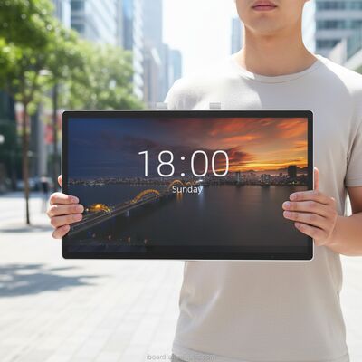 Skaner kodu QR wbudowany na ekranie dotykowym Kiosk Styl mody o współczynniku kontrastu 4000 do 1 Zaprojektowany do interakcji z klientem