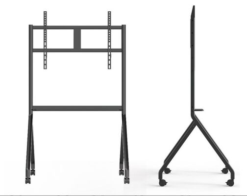 Stojak mobilny Wózek do telewizora mobilnego do wyświetlaczy interaktywnych Smart TV pasujący do telewizorów o przekątnej ekranu 65–86 cali