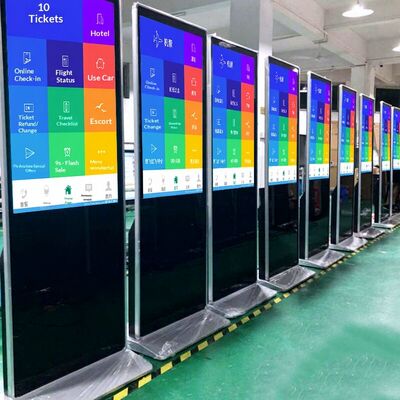 iBoard 43-calowy stojak podłogowy pionowy ekran dotykowy LCD inteligentny ekran reklamowy cyfrowy wyświetlacz reklamowy odtwarzacz