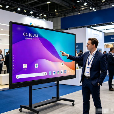 iBoard Google EDLA cerfitifed Android 16 Interactive Displays Smart board for Education Conference