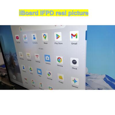 Popularny interaktywny płaski panel o rozdzielczości 75 cali 4k Smart Touch z nowym sprzętem systemu Android do spotkań biurowych w klasie