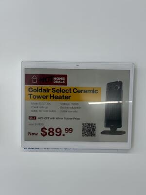 Inteligentne biuro Super Market Wyświetlacz E-Ink Etykieta z ceną 4-kolorowa elektroniczna etykieta na półkę