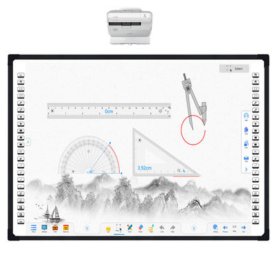 iBoard Factory Digital Smart Whiteboard Aluminium Frame Nano Ceramic Surface For Classroom Teaching Touch Panel Interaktywny tabliczka