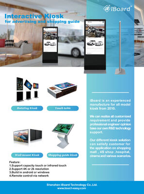 20-150 watów zużycia energii LCD Digital Signage z twardą powierzchnią powłoki antyświetlnej i wieloma opcjami montażu