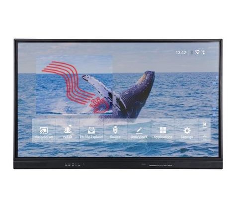 65-calowy interaktywny ekran dotykowy LCD z 20 punktami dotykowymi