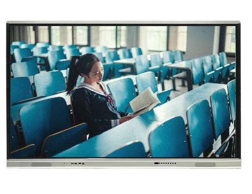 65-calowa interaktywna tablica inteligentna z rozdzielczością 4K i dotykiem na podczerwień do nauczania i konferencji