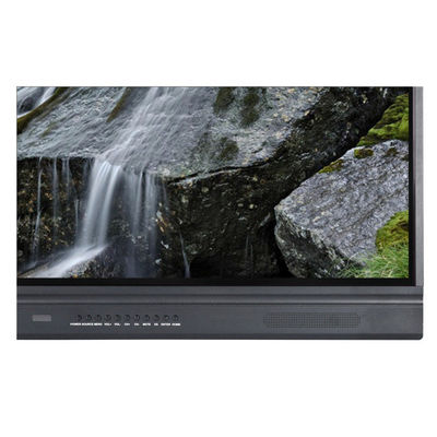 65-calowa tablica interaktywna LED, płaski panel Android 9 Smart 10/20 punktów dotykowych Kolor czarny na podczerwień