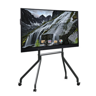 65-calowy interaktywny wyświetlacz LED, inteligentny panel płaski z systemem Android, 20/40 punktów dotykowych, na podczerwień, kolor czarny