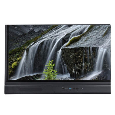 65-calowy interaktywny wyświetlacz LED, inteligentny panel płaski z systemem Android, 20/40 punktów dotykowych, na podczerwień, kolor czarny