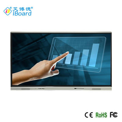 65 &#39;&#39; Multi Touch Screen Monitor Interaktywna tablica Czarna aluminiowa rama na konferencję