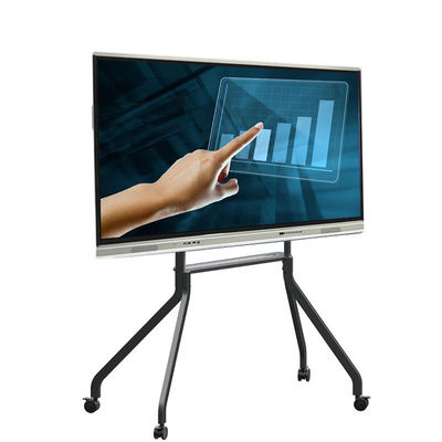65 &#39;&#39; Multi Touch Screen Monitor Interaktywna tablica Czarna aluminiowa rama na konferencję