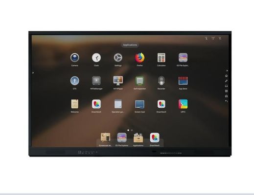4K Ultra HD Interaktywna tablica z wbudowanymi głośnikami na panelu AG Grade do angażowania prezentacji