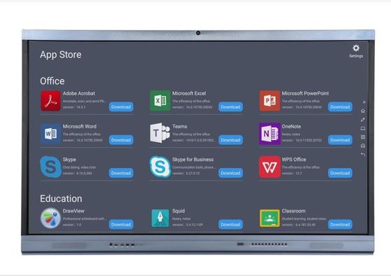 86-calowe interaktywne monitory z płaskim ekranem Multi Touch Monitory z ekranem dotykowym