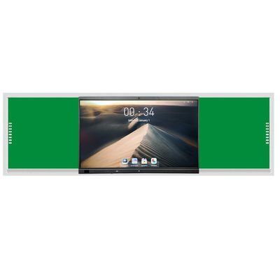 86 &#39;&#39; Inteligentna inteligentna tablica do nagrywania Zielona tablica 4000: 1 LED Android 9.0 Tablica połączeń 350cd/m2