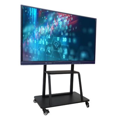 Duży 98-calowy interaktywny monitor z ekranem dotykowym o rozdzielczości UHD 3840x2160