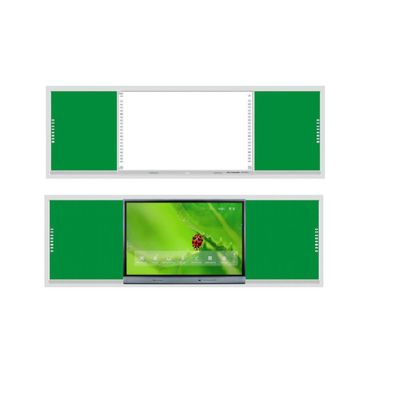 86 &#39;&#39; Inteligentna inteligentna tablica do nagrywania Zielona tablica 4000: 1 LED Android 9.0 Tablica połączeń 350cd/m2