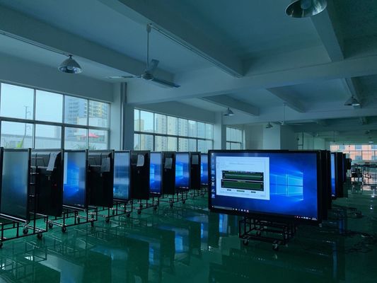 Interaktywny płaski panel IR, inteligentna tablica cyfrowa 5 ms do nauczania w klasach szkolnych
