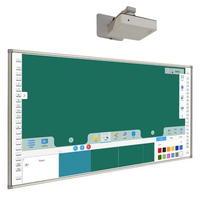 120-calowa interaktywna tablica z technologią wielo-dotknięcia i podczerwieni dla edukacji