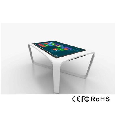 Wyświetlacz kiosku LED, interaktywna maszyna reklamowa Digital Signage Ekran CE 10 punktów dotykowych
