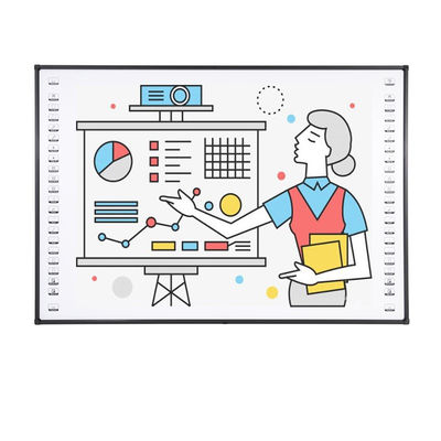 86-calowy 98-calowy 102-calowy Multi Finger Touch Ścienny interaktywny wyświetlacz na podczerwień Tablica Smart Board