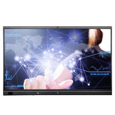 Wbudowana kamera i mikrofon 75" NFC Interaktywna, płaskoekranowa interaktywna tablica 4K do zastosowań biznesowych i klasowych