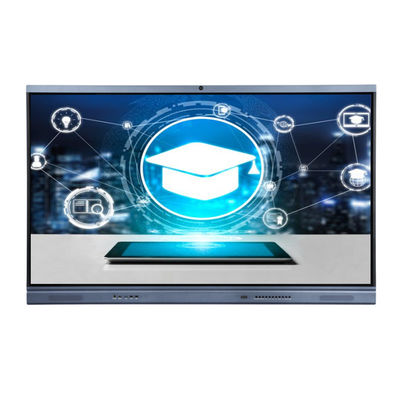 Wbudowana kamera i mikrofon 75" NFC Interaktywna, płaskoekranowa interaktywna tablica 4K do zastosowań biznesowych i klasowych