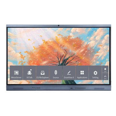 20 punkt dotykowy 75-calowa płyta inteligentna LCD do interaktywnych rozwiązań dotykowych w szkole Konferencja biurowa Interaktywny płaski panel