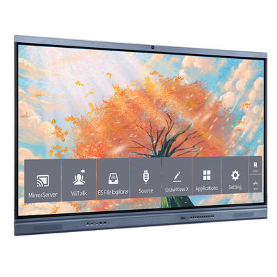 20 punkt dotykowy 75-calowa płyta inteligentna LCD do interaktywnych rozwiązań dotykowych w szkole Konferencja biurowa Interaktywny płaski panel