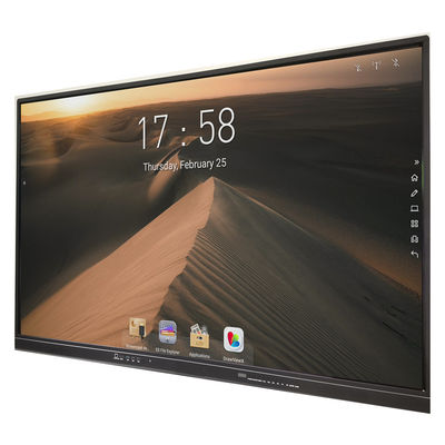 65-calowa tablica interaktywna 4K ze szkła hartowanego IR 4K DLED