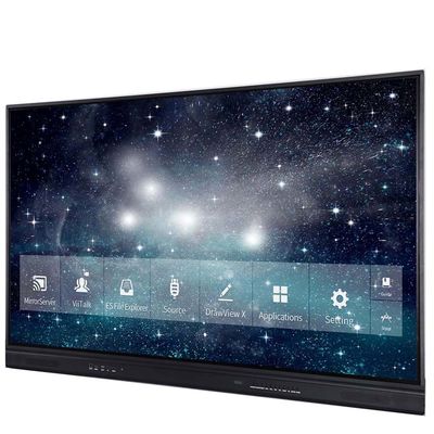 3840 * 2160 Interaktywna tablica z płaskim ekranem 98 100 105 cali Multi Touch do pisania
