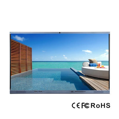 iBoard Wide Screen Aluminiowa rama Tablica interaktywna na podczerwień 86-calowy panel interaktywny 4k