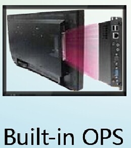 IBoard Przenośny interaktywny płaski panel Czarny Mini Wbudowany procesor Intel Core generacji OPS I7 I5