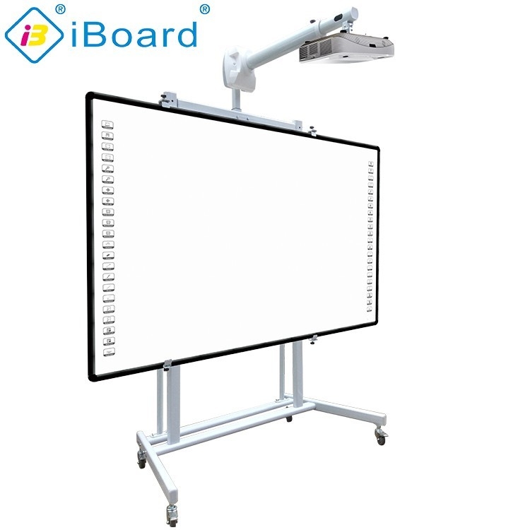 82 Inch Infrared Interactive Boards With E3 Ceramic/ Nano Surface Work With Projector