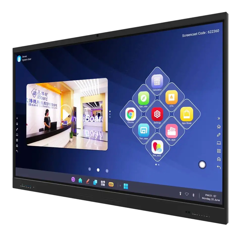 Multi-Touch Interactive Whiteboard 10 Points 20 Point Infrared Touch for Multi-Tasking