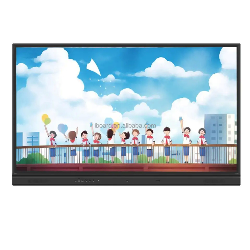 65 75 86 cali 20 Touch Android Interaktywny płaski panel z 4000: 1 Kontrast 6ms z WIFI Hotspot HDMI / VGA / USB wyjścia