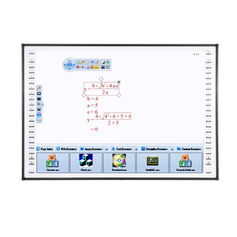 Precision Interactive Whiteboard IB-Q4 Series z montażem na ścianie Mobilny stojak Instalacja do nauczania dzieci w szkole